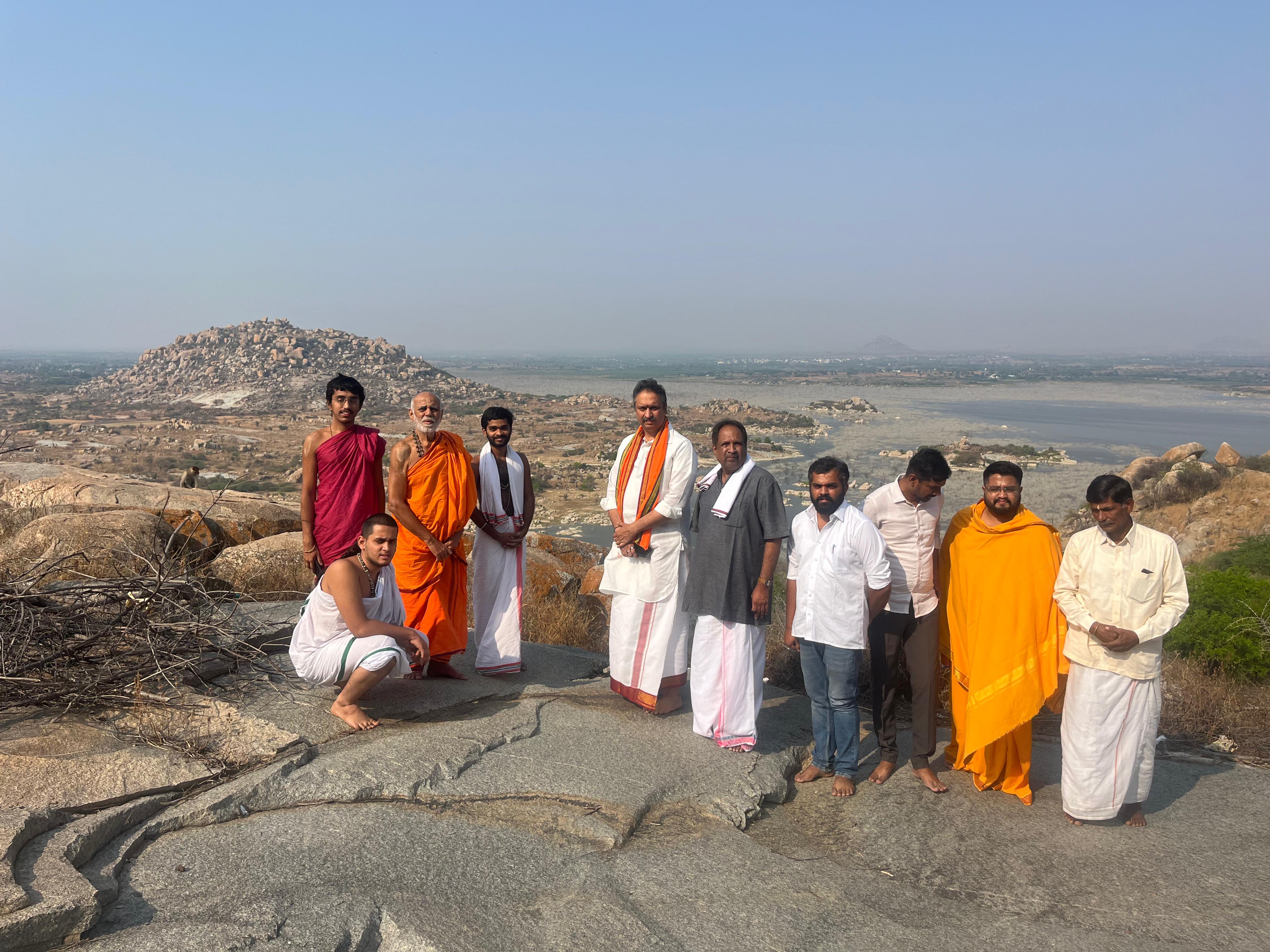 Visit of the historic site of Vyasa Samudra
